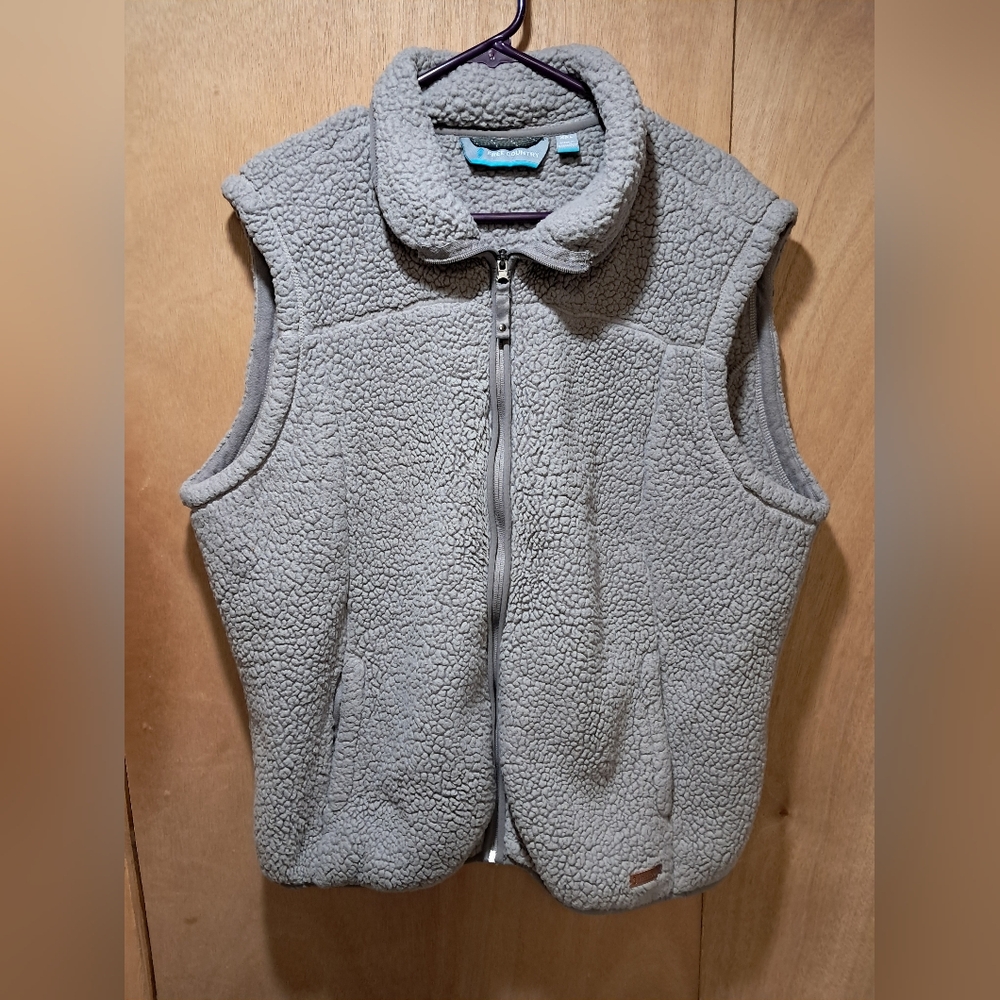 Free Country Gray Fleece One Piece with Plush Texture